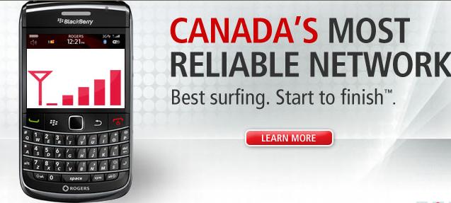 Rogers Canada's Most Reliable Network